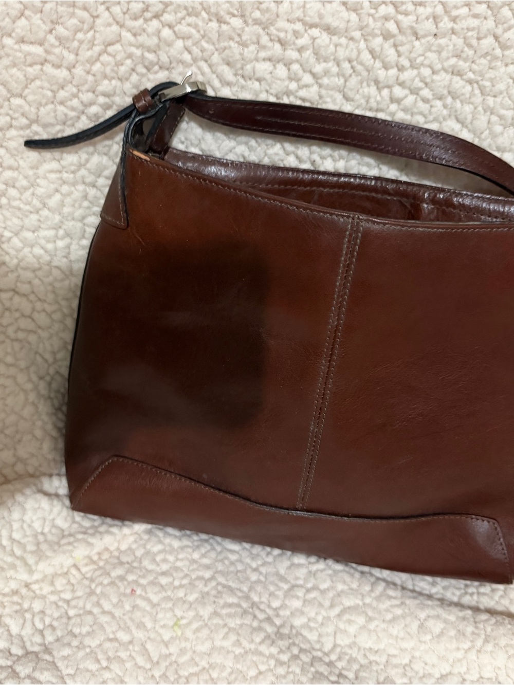 Wilsons Leather Brown Interior Lined Handbag